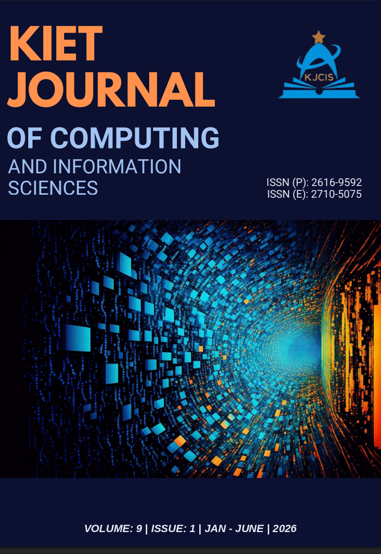 Vol. 9 No. 1 (2026): KIET Journal of Computing & Information Sciences